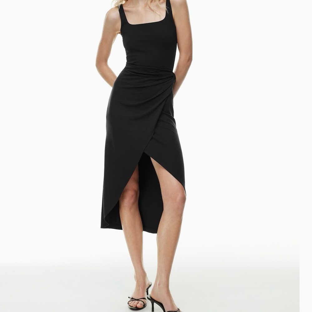 ARITZIA Saturn Midi Dress Black L